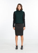 Load image into Gallery viewer, Boucle Turtle Neck in Green/Black

